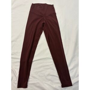 Aerie OFFLINE Real Me 7/8 Leggings Size S/PCH Burgundy
